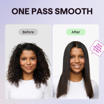 Steam Hair Straightener for Frizz-Free, Sleek & Shiny Hair – Adjustable Heat, Fast Styling, Professional Results