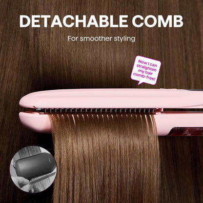 Steam Hair Straightener for Frizz-Free, Sleek & Shiny Hair – Adjustable Heat, Fast Styling, Professional Results